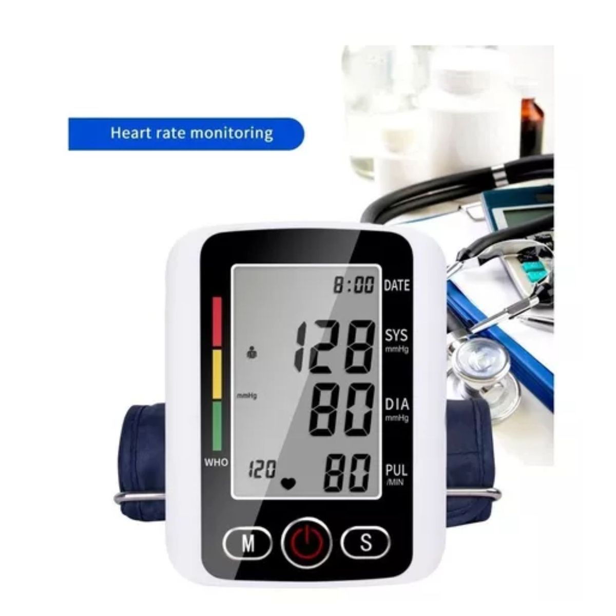 GENERICO - Tensiometro De Brazo Automatico Alta Precision Digital