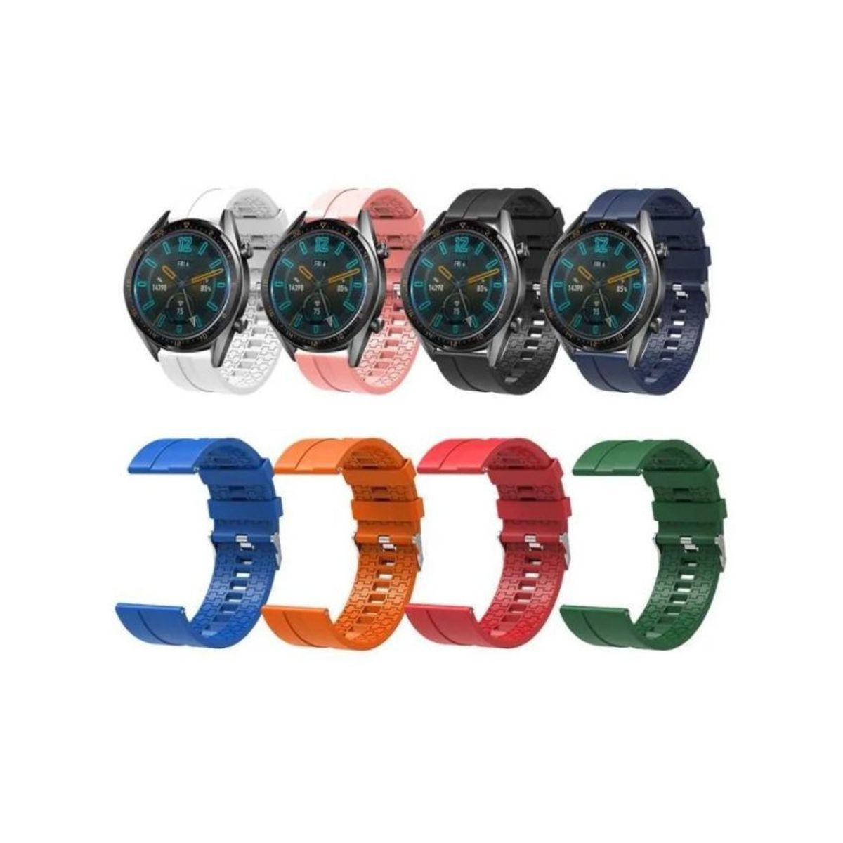 GENERICO - 2 correas de silicona para samsung galaxy watch active  42mm