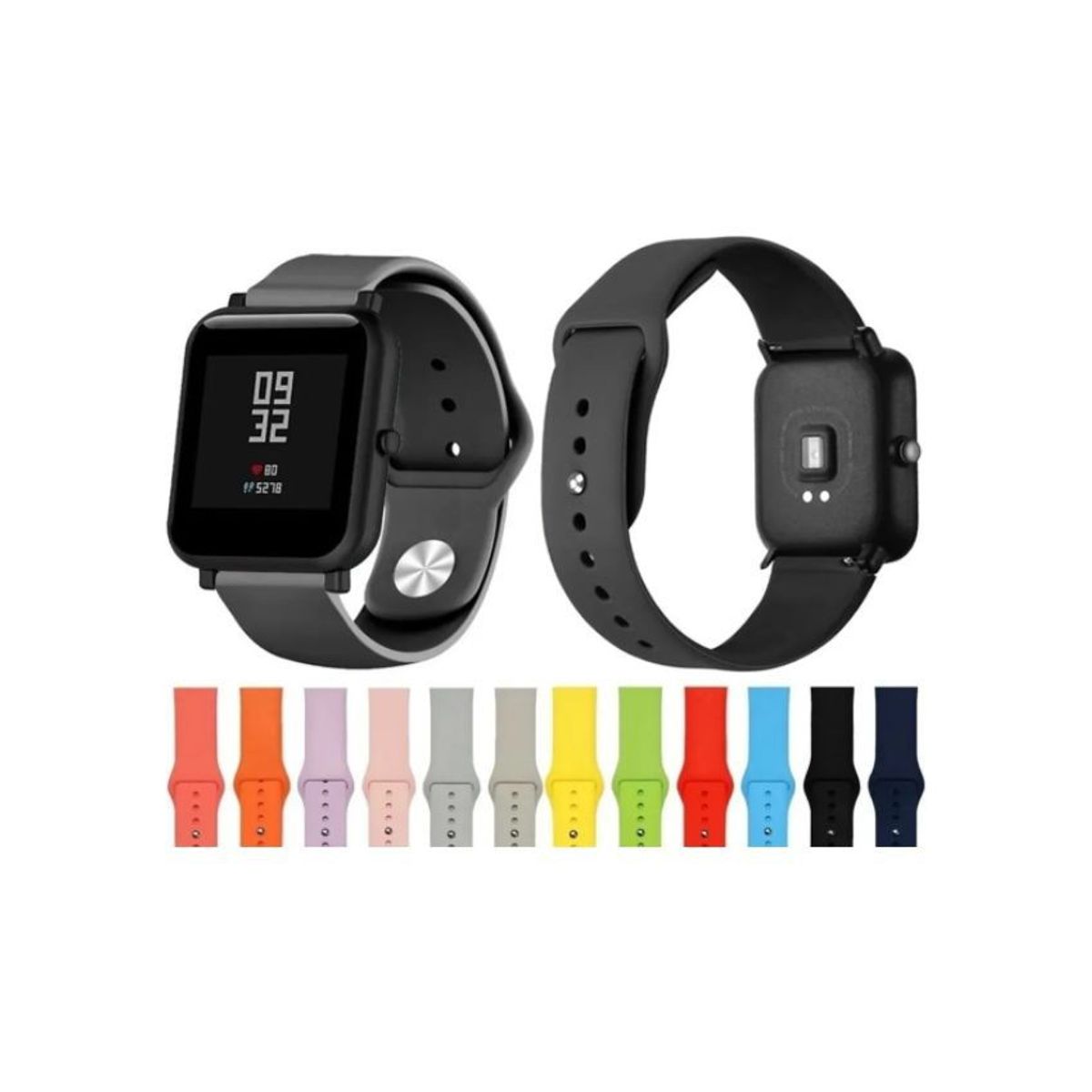 GENERICO - Pulso correa manilla silicona para bip gts watch 20mm