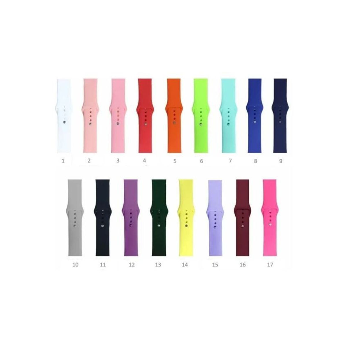 GENERICO - Pulso correa manilla silicona para bip gts watch 20mm