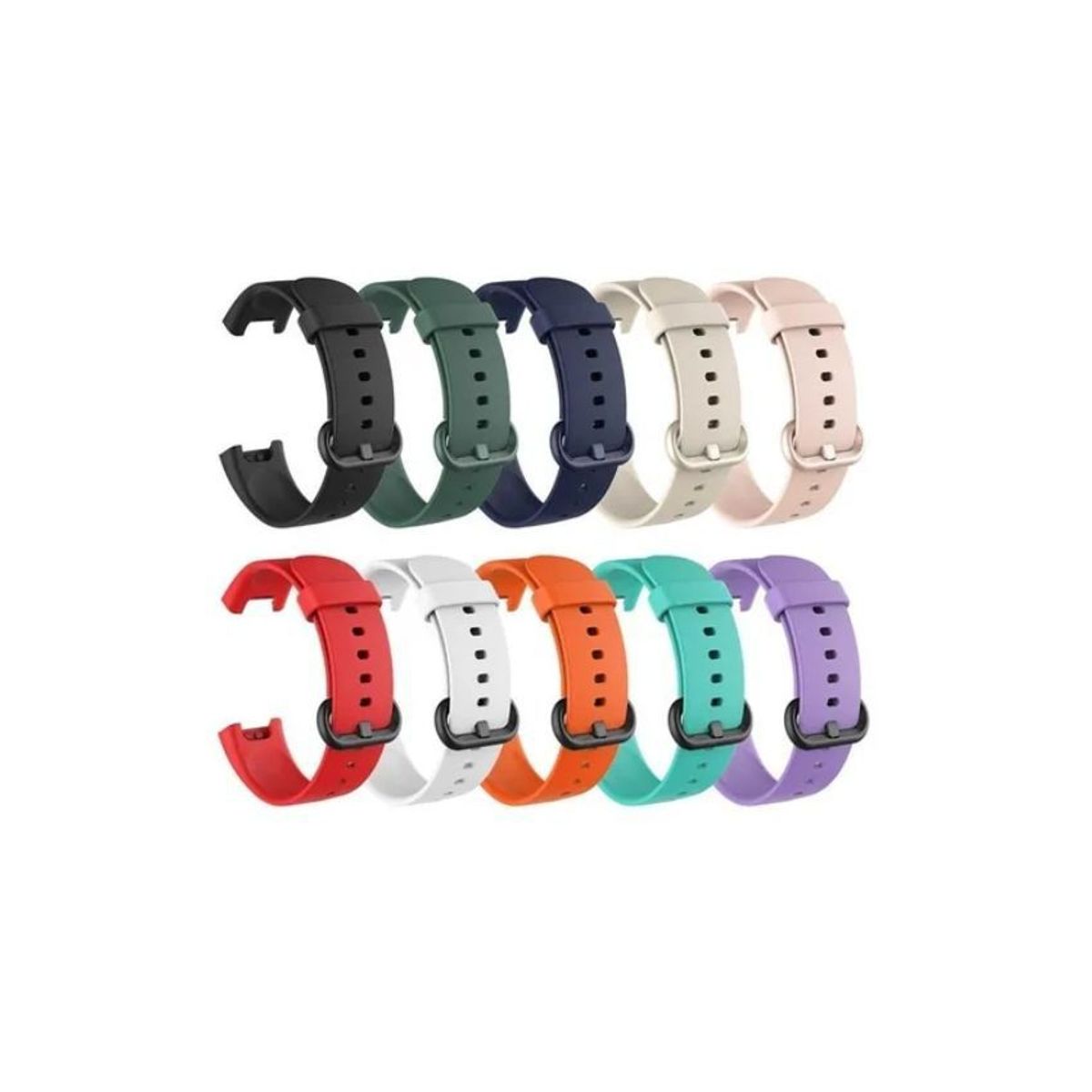 GENERICO - 2 correas de repuesto compatible con xiaomi mi watch lite + protector