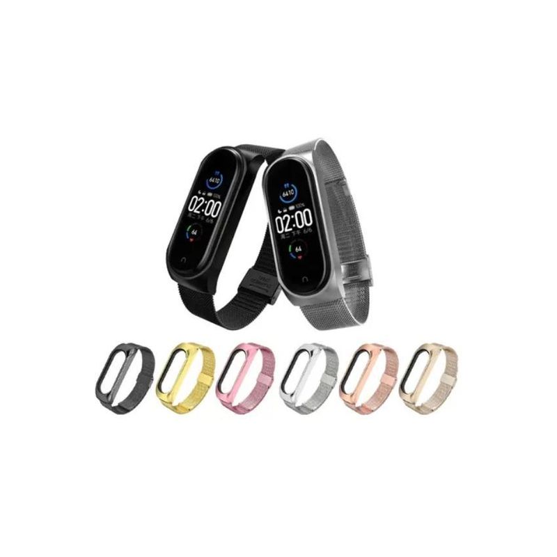 GENERICO - Correa metálica para xiaomi band 3-4-5-6