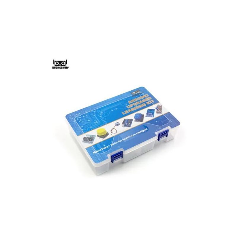 GENERICO - Kit arduino uno r3 placa original 220 piezas + 37 sensores