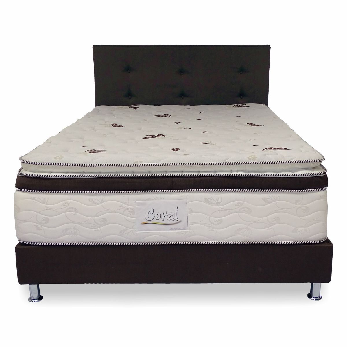 PRODESCANSO - Colchon semidoble coral pocket - 120 x 190 - prodescanso.