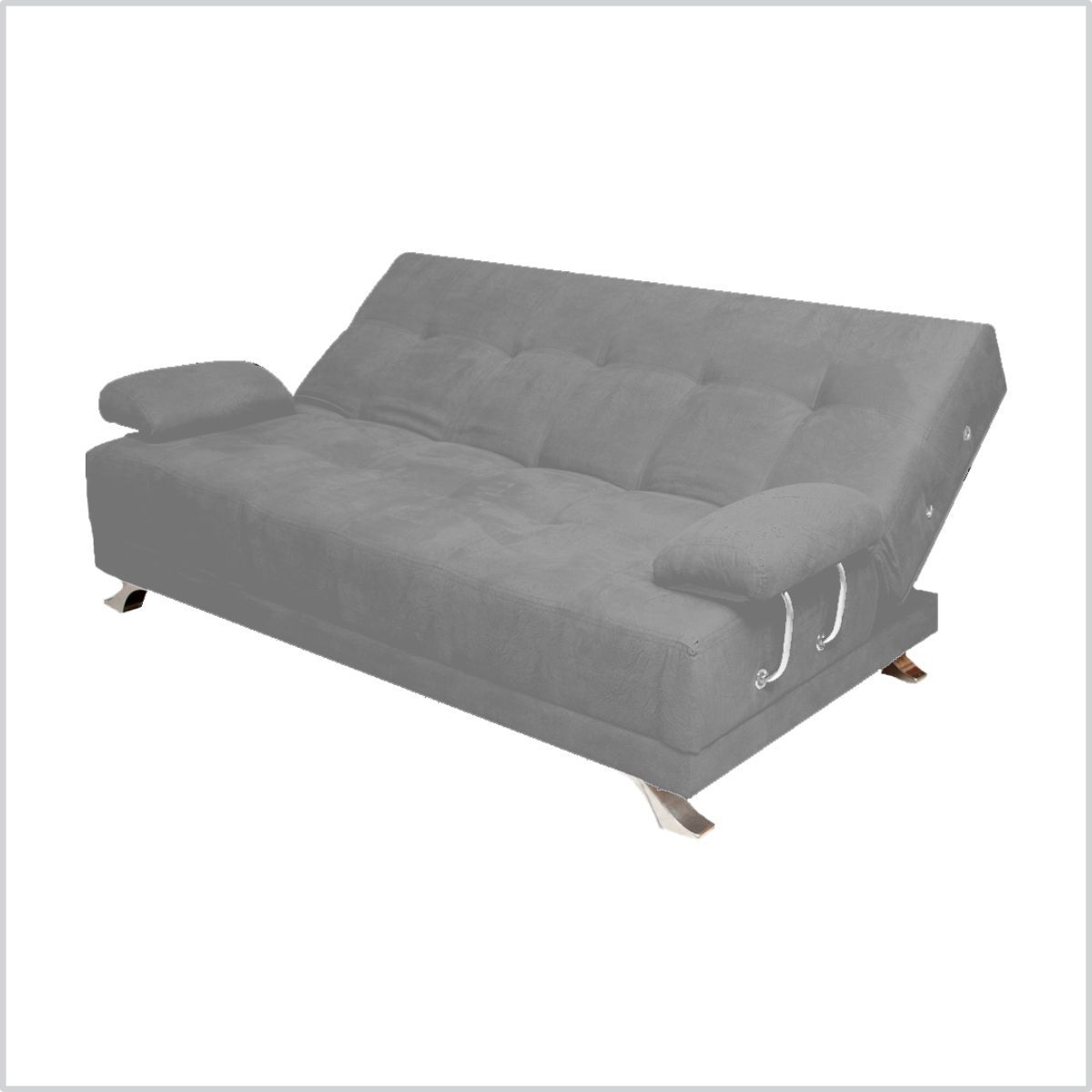 PRODESCANSO - Sofa cama sense 5 posiciones - gris cuero