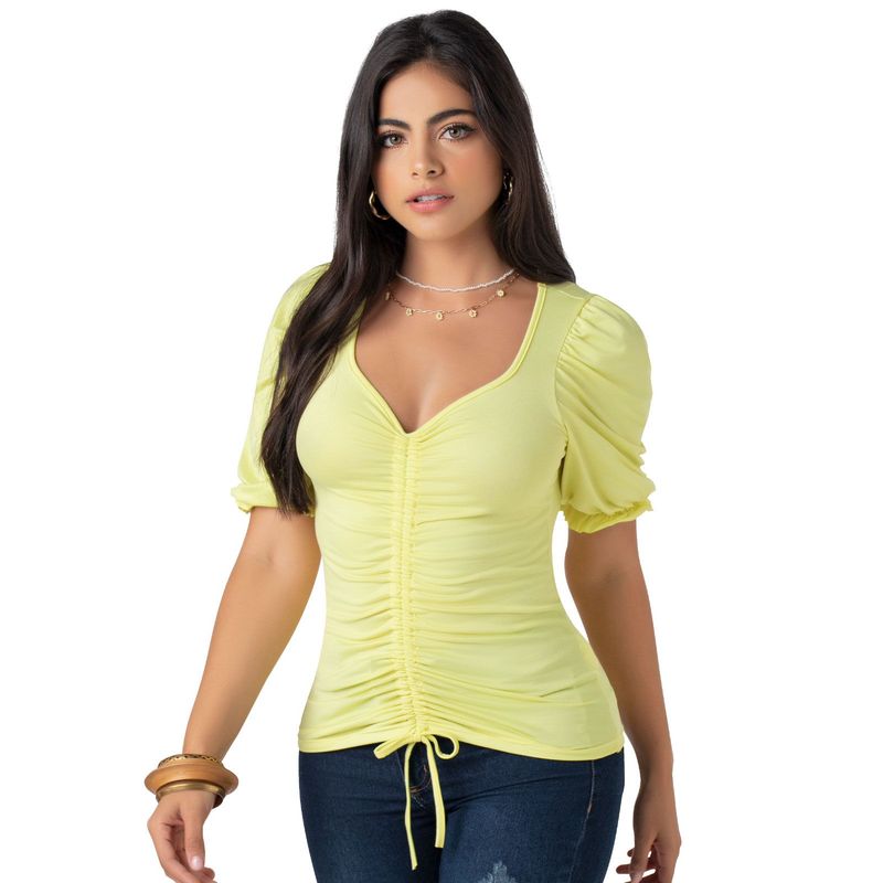 MARKETING PERSONAL - Camiseta Mujer Amarillo Mp 33477