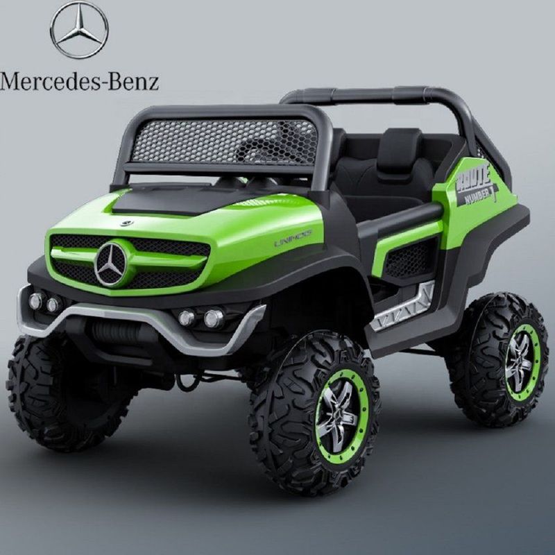 MERCEDES BENZ - Carro Infantil Batería Eléctrico Campero Mercedes Benz Verde