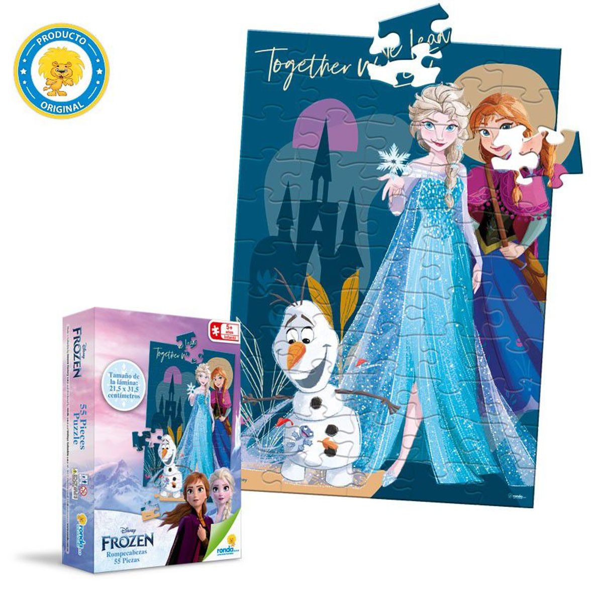 RONDA - Rompecabezas X 55 Pzas Frozen