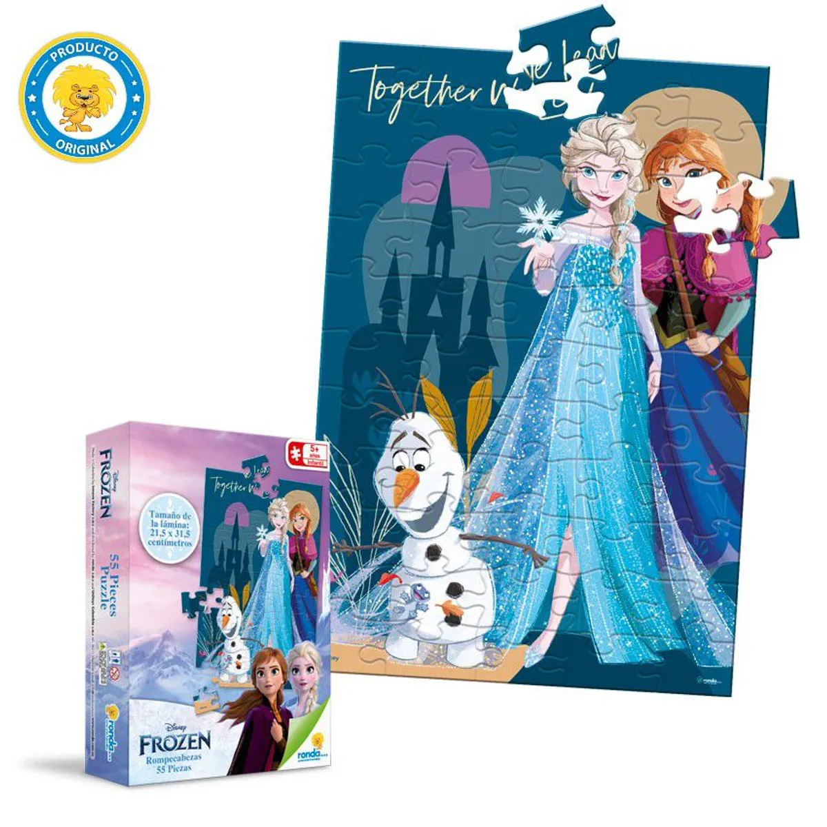 RONDA - Rompecabezas X 55 Pzas Frozen