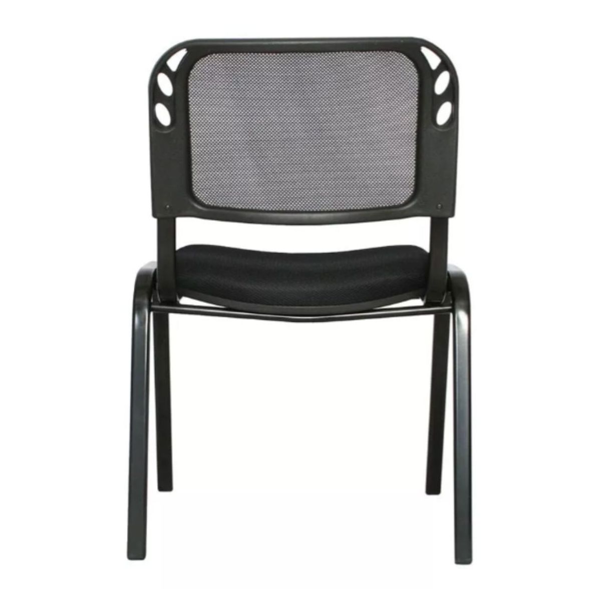 GENERICO - Silla Interlocutora Isoceles Malla Negra