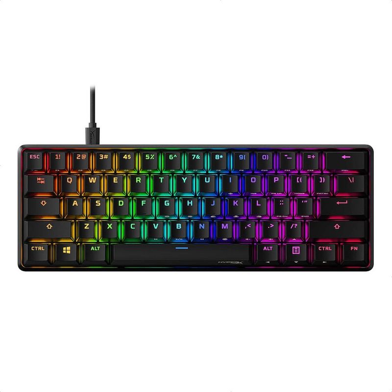 HYPERX - Teclado Gamer Mecánico Hyperx Alloy Origins 60 Rgb, Inglés