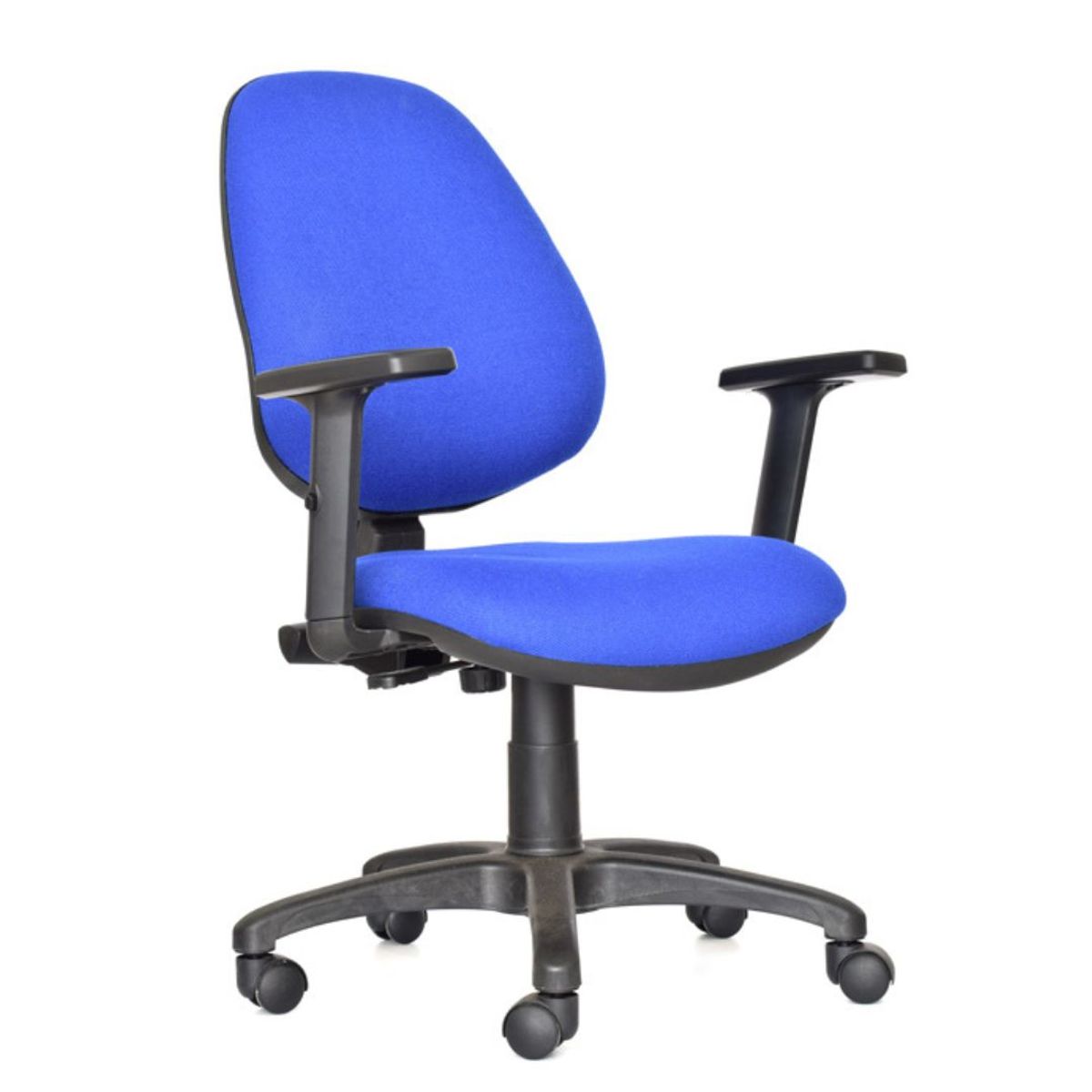 GENERICO - Silla Oficina Ergonómica CP Reclinable con Brazos Graduables AZUL