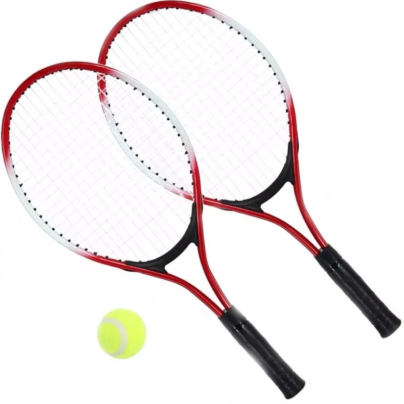 GENERICO - Raquetas X2 Juego Tenis  Pelota Junior Niños Aluminio