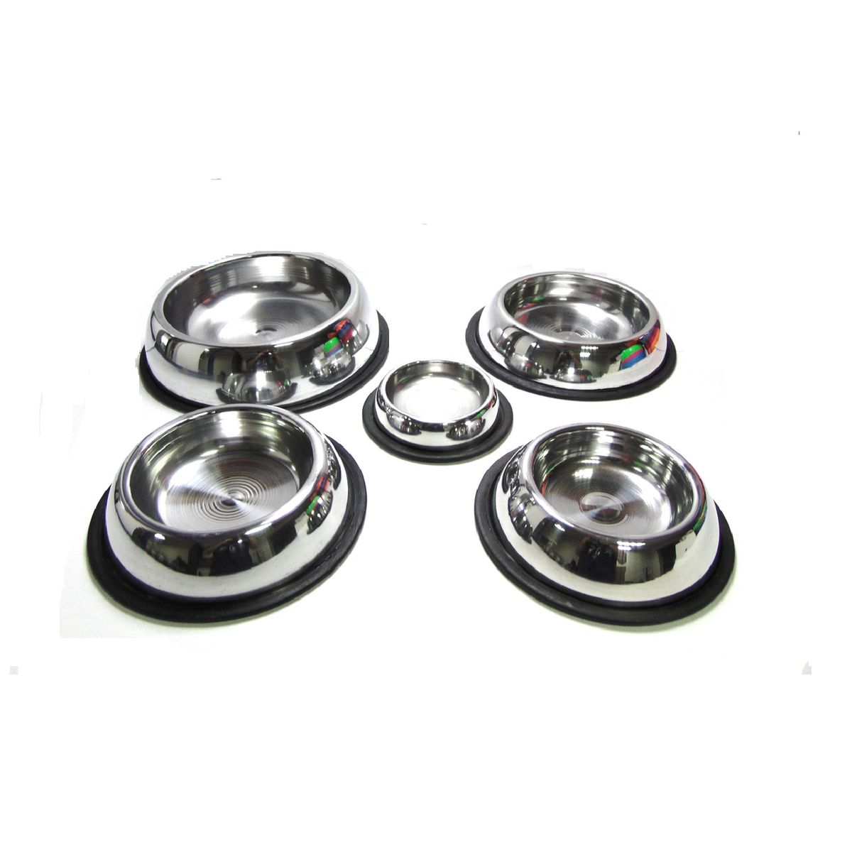 HALLY PET - Comedero Aluminio Mini D. 15 A 4 Cm