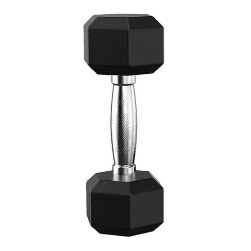SPORT FITNESS - Mancuerna Encauchetada Hexagonal 175Kg Unidad