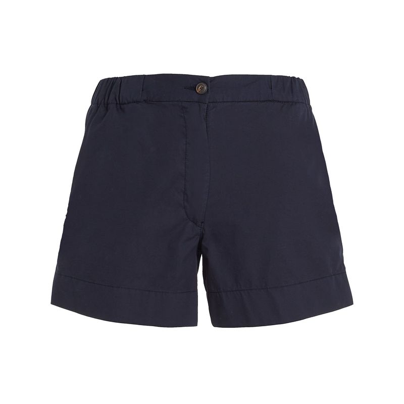 Bermudas Short De Mujer Tommy Hilfiger Shorts De Mujer Azul Tommy