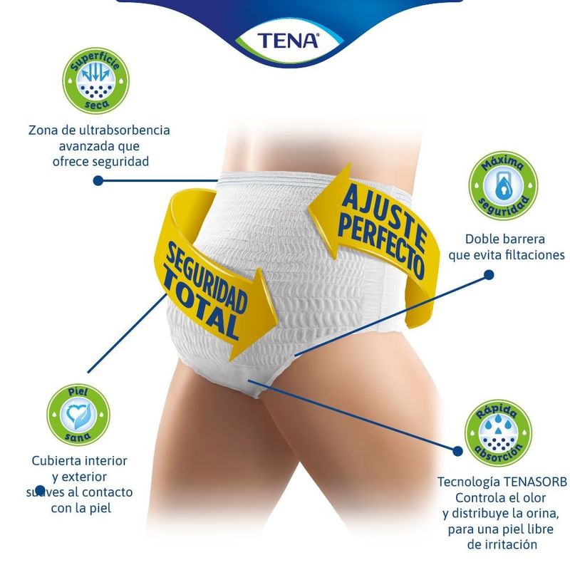 TENA - Pañal Tena Pants Ultra Talla M X 20und