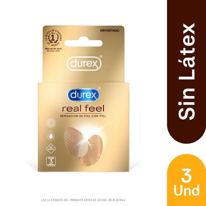 DUREX - Condon Durex Real Feed X 3und