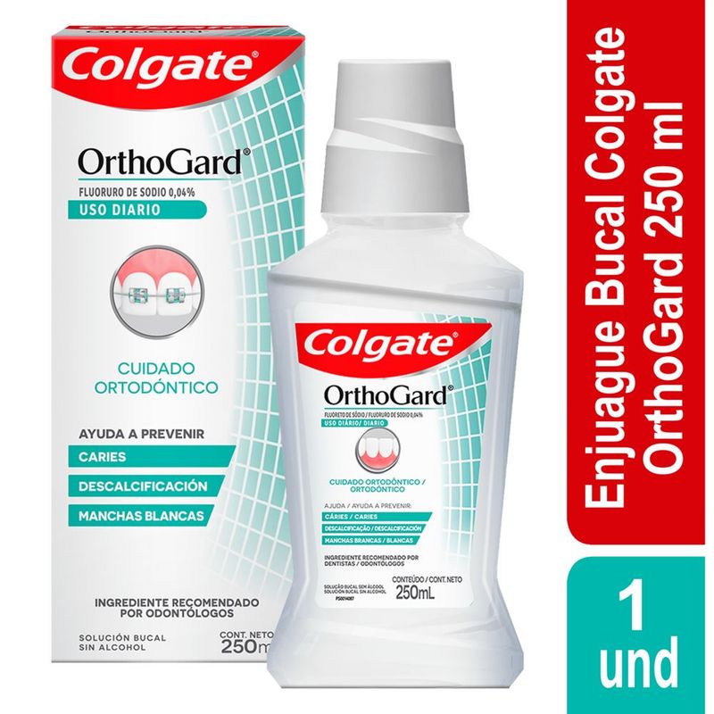 COLGATE - Enjuague Bucal Colgate Orthogard X 250ml