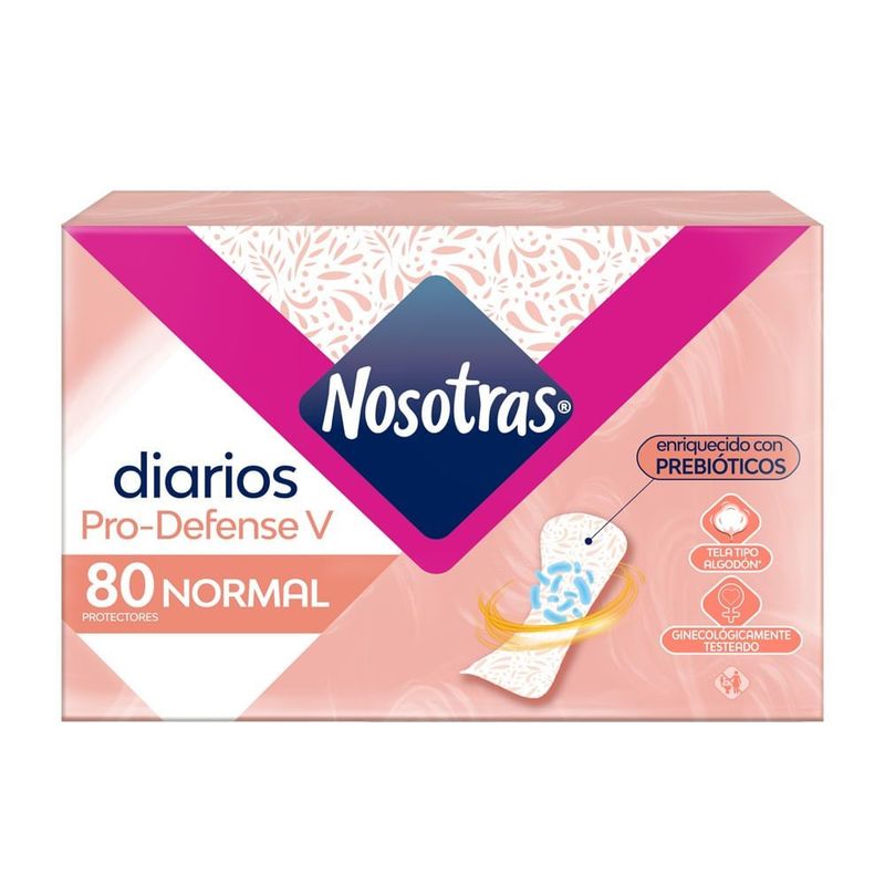 NOSOTRAS - Protectores Diarios Nosotras Prodefense Prebióticos X 80und