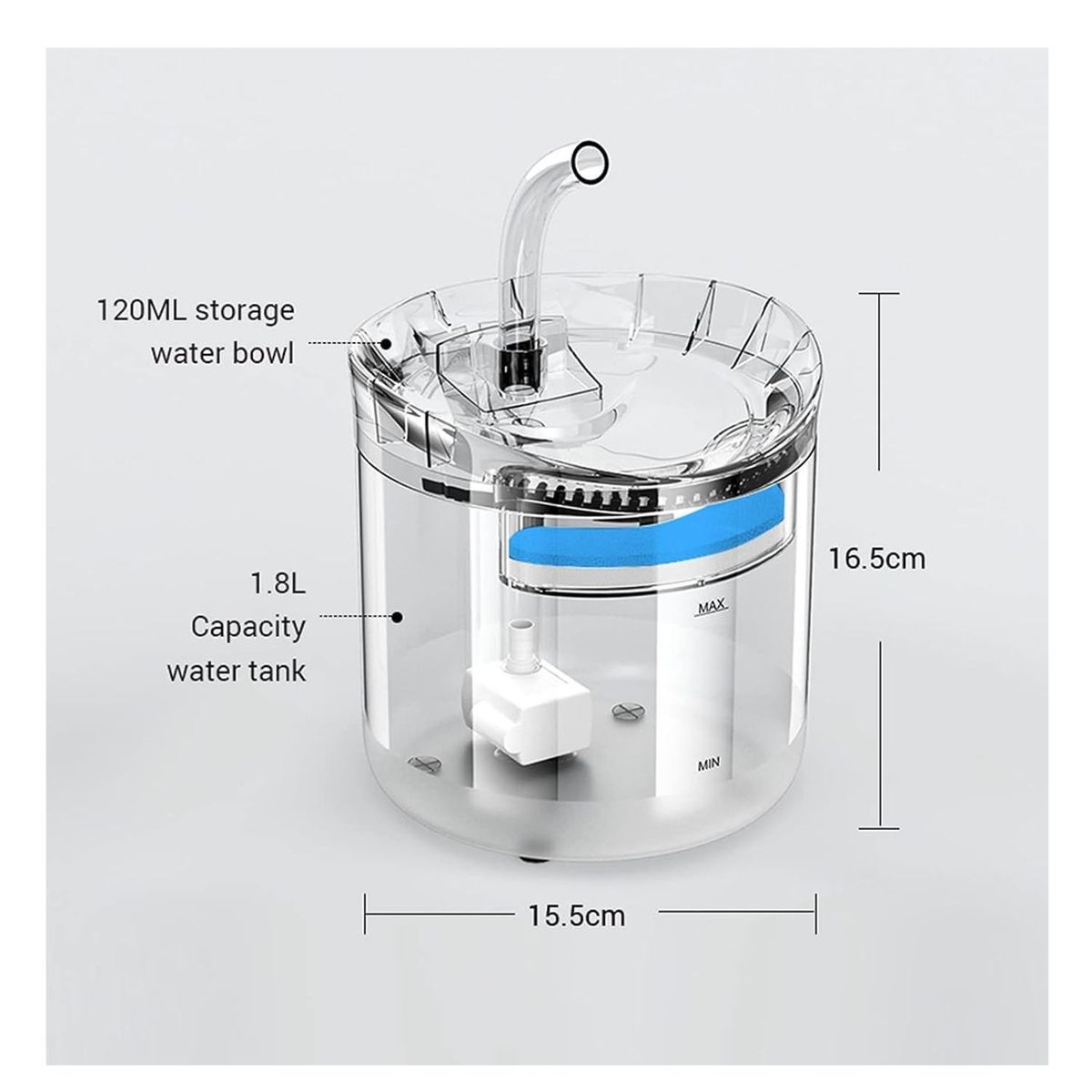 TELEPRODUCTOSBOGOTA - Fuente Para Gato Bebedero Para Mascotas