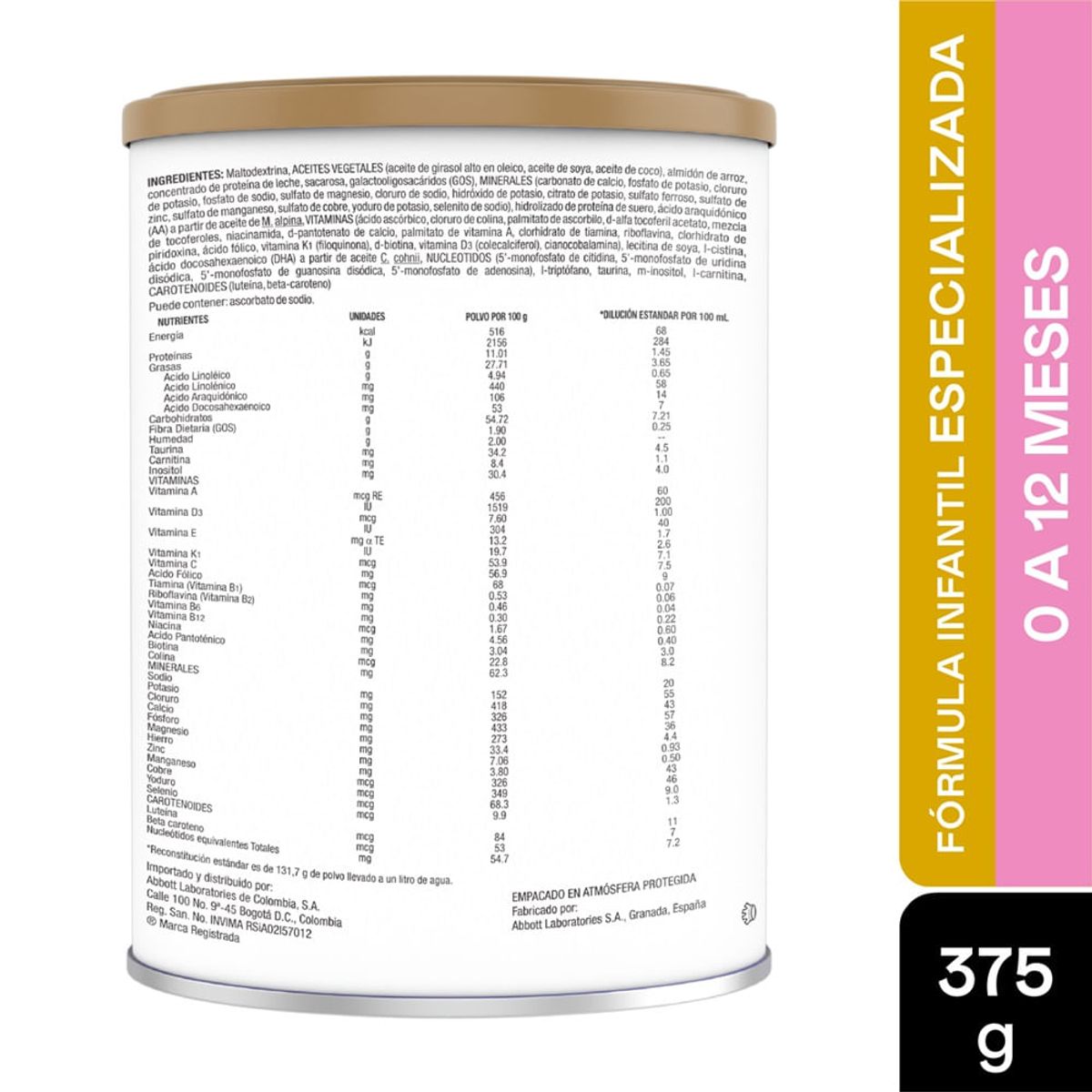 SIMILAC - Formula Infantil Similac Ar Antireflujo Lata X 375gr