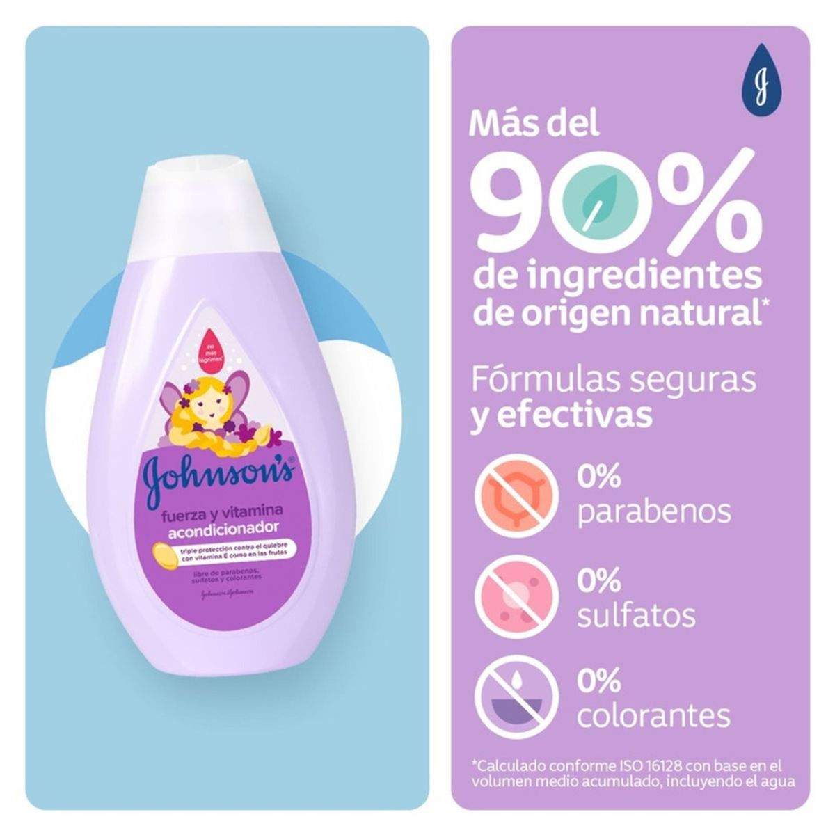 JOHNSON'S BABY - Acondicionador Johnsons Baby Fuerza Y Vitamina X 400ml