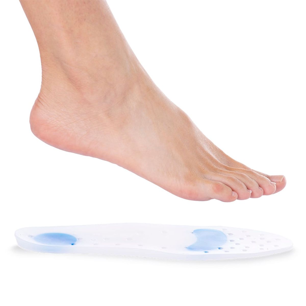 TECNOMED - Plantilla Silicona Elevacion Metatarsal Diabeticos Talla Xs