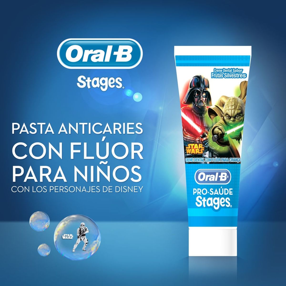 ORAL B - Cepillo Y Crema Dental Oral B Stages Star Wars X 1und