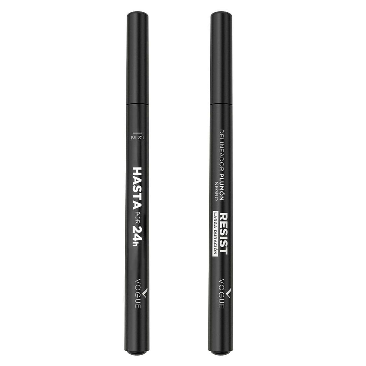 VOGUE - Delineador Ojos Vogue Resist Plumon Negro 1.2ml