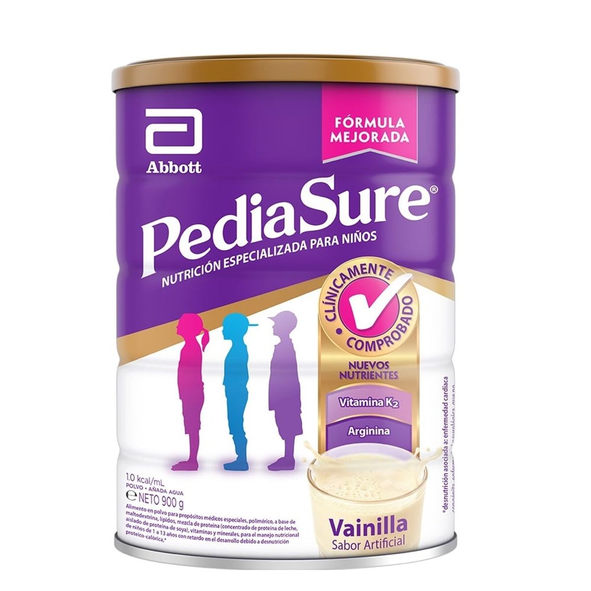 PEDIASURE - Pediasure Vainilla Polvo Lata X 900gr