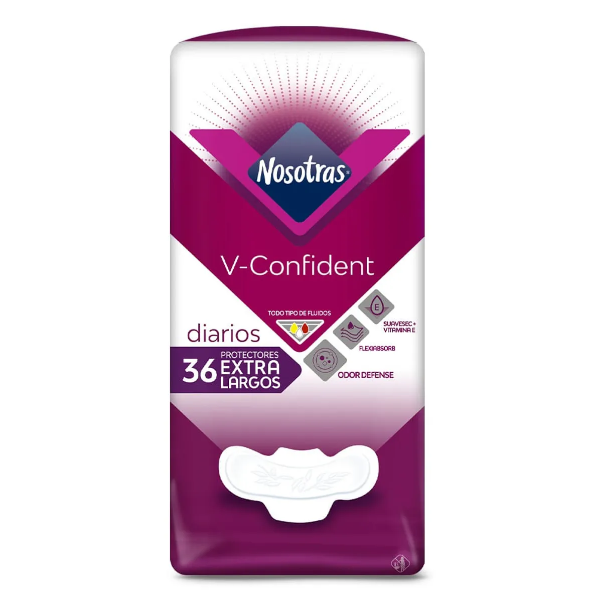 NOSOTRAS - Protectores Diarios Nosotras V-confident Extra Largo X 36und