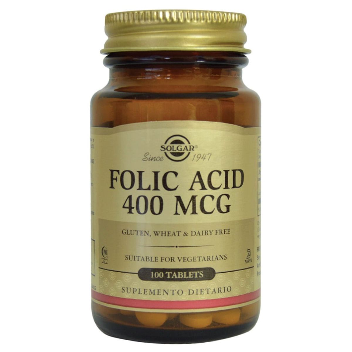 SOLGAR - Folic Acid 400mg X 100 Tabletas