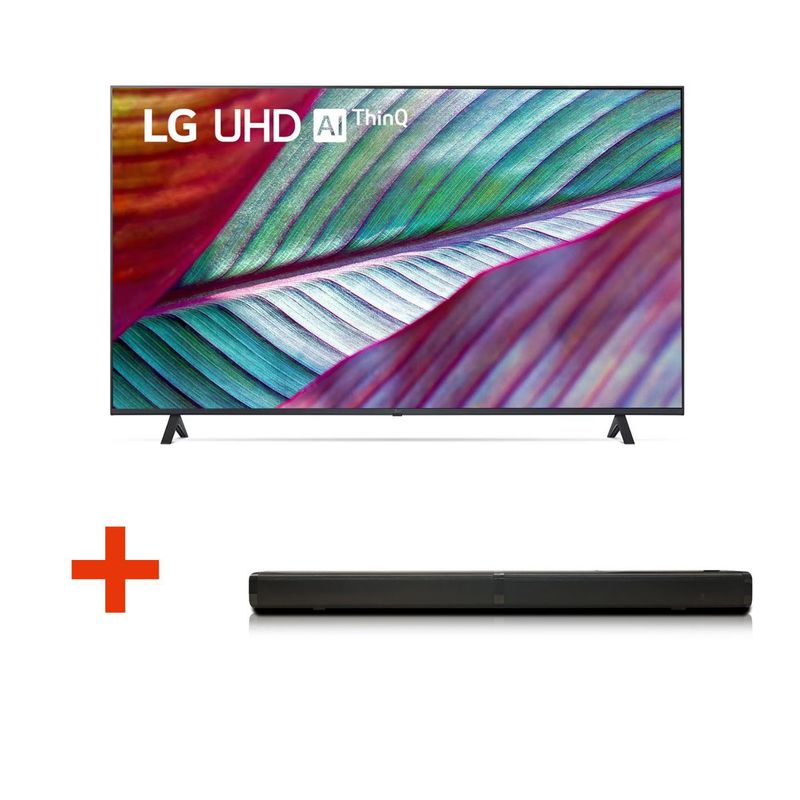 LG - Combo TV LG 50" Smart Tv 4K UHD+ Barra de Sonido Convertible 2 en 1