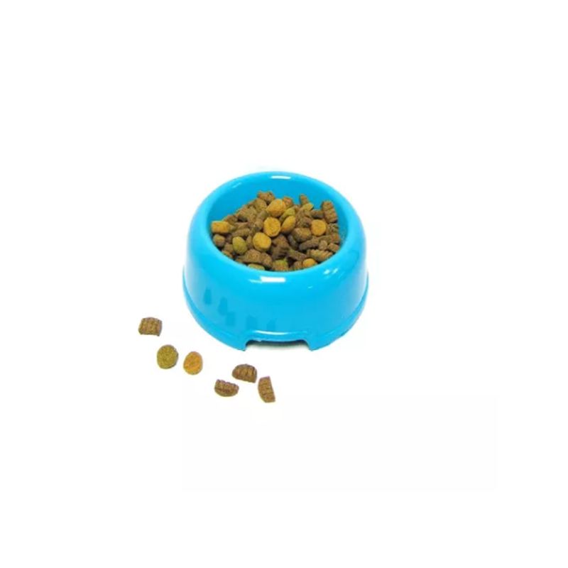 HALLY PET - Comedero Redondo Pequeño D 15cm A 5cm Celeste