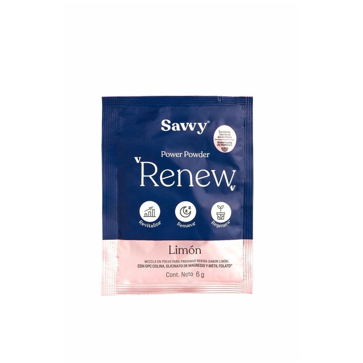 SAVVY - Mezcla Polvo Savvy Renew Limon X 180g