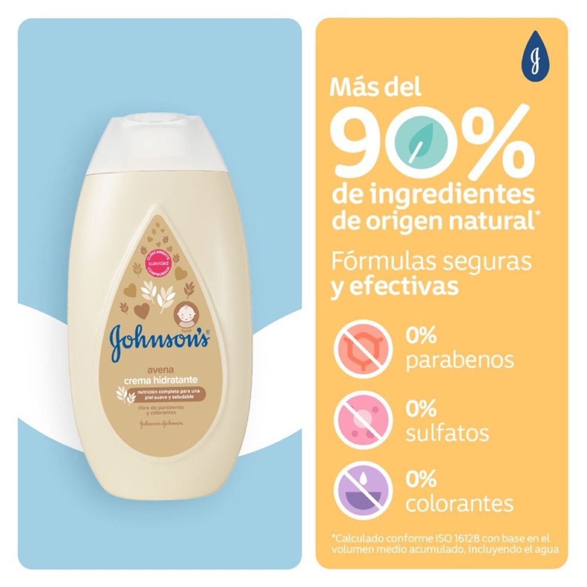 JOHNSON'S BABY - Crema Johnsons Baby Avena X 800ml