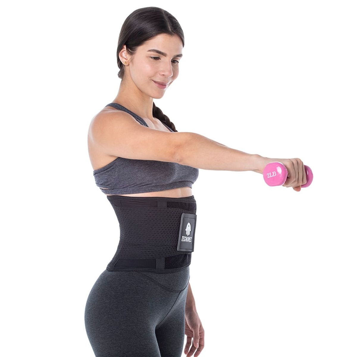 TECNOMED - Faja Columna Tecnomed Negro T-m
