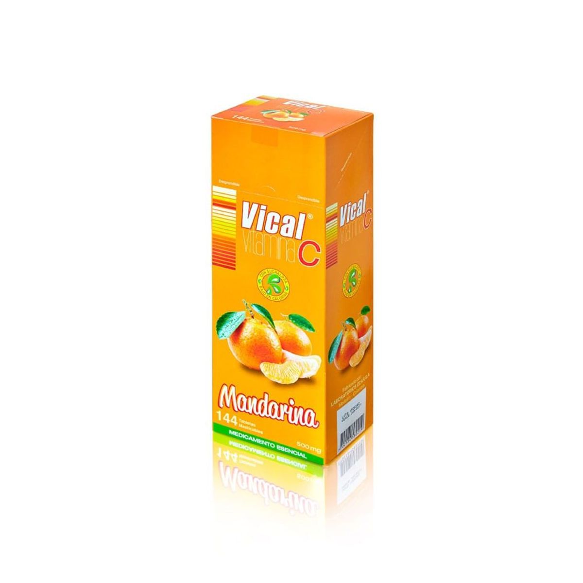 ECAR - Vical Vitamina C Mandarina 500mg X 144 Tabletas Masticables