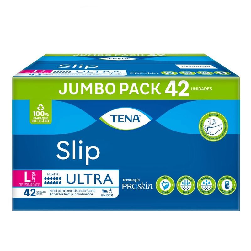 TENA - Pañal Tena Slip Talla L X 42und