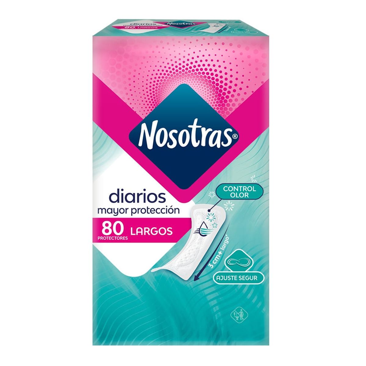 NOSOTRAS - Protectores Diarios Nosotras Largos X 80und