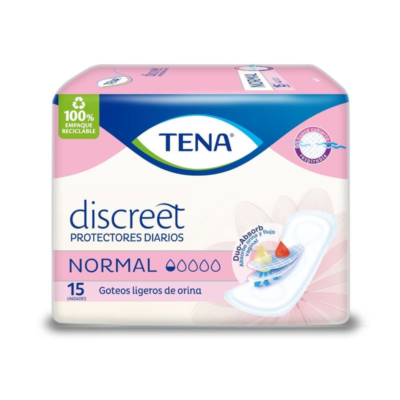 TENA - Protectores Diarios Lights By Tena Normal X 15und