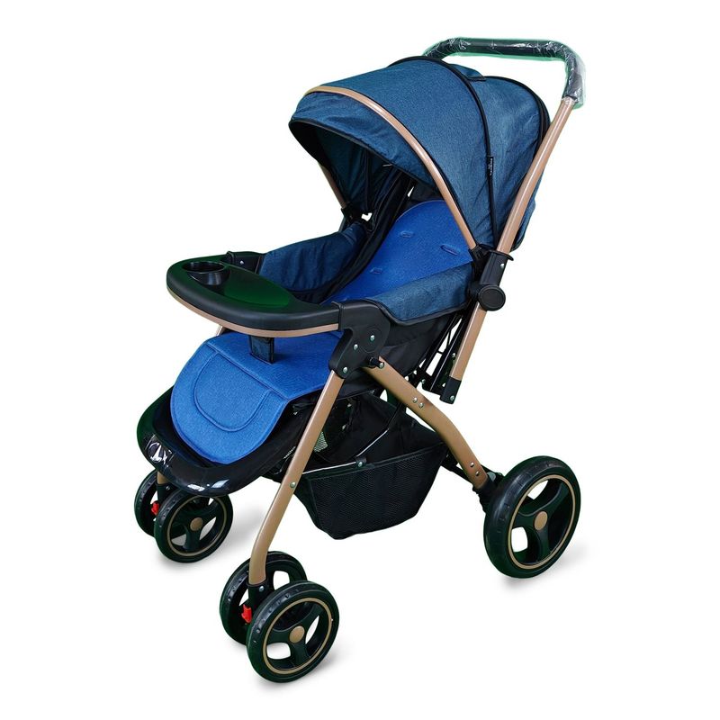 HOMESALE - Coche Bebe Bambino XB93 Coche Paseador Funcion Moises Azul