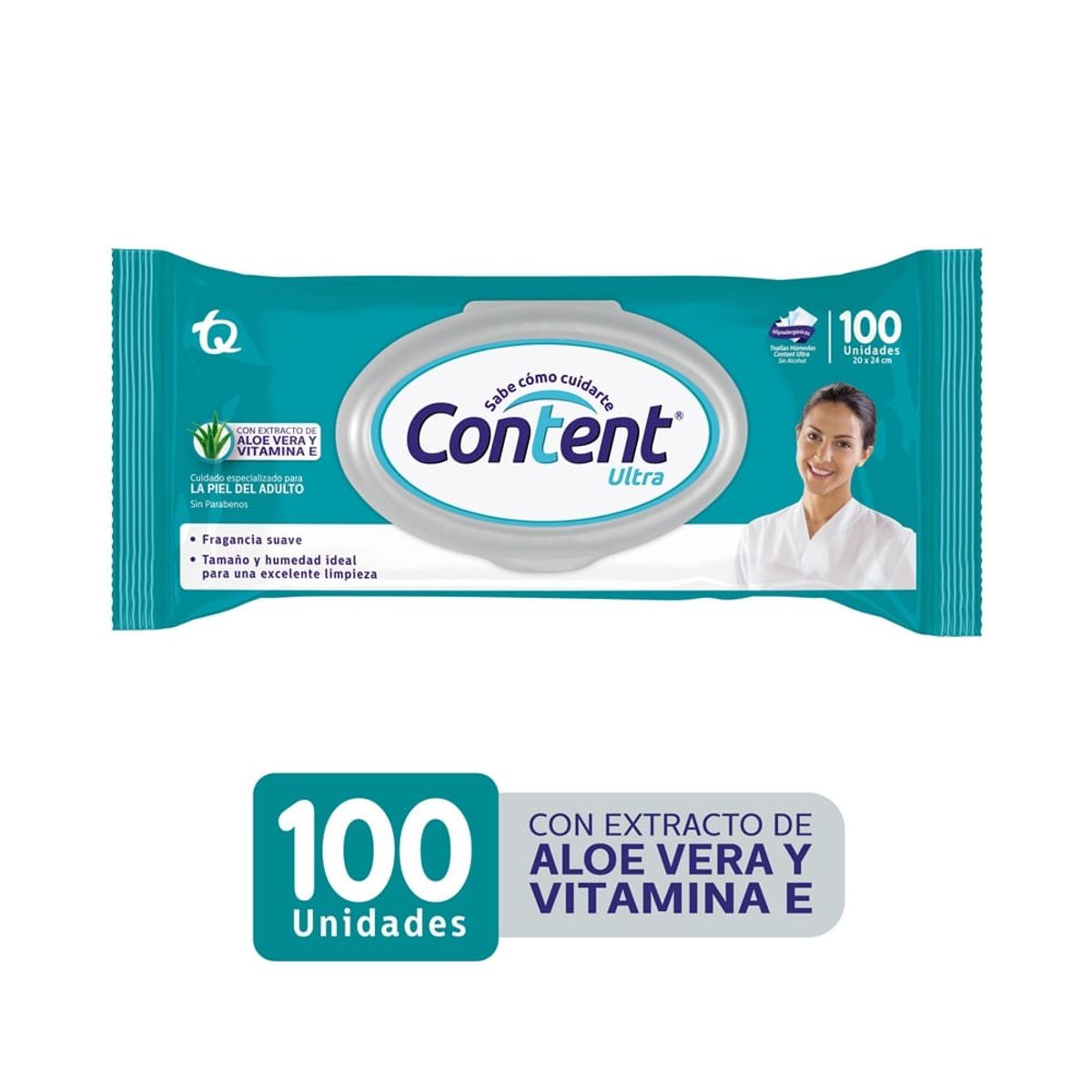 GENERICO - Toallas Humedas Content Ultra X 100und