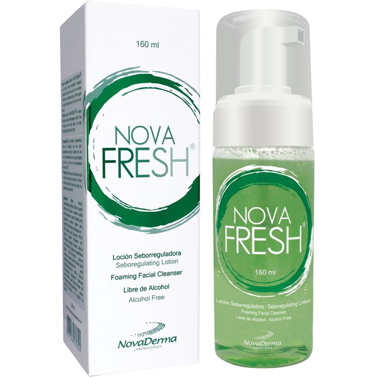 NOVADERMA - Locion Novafresh Limpiadora X 160ml