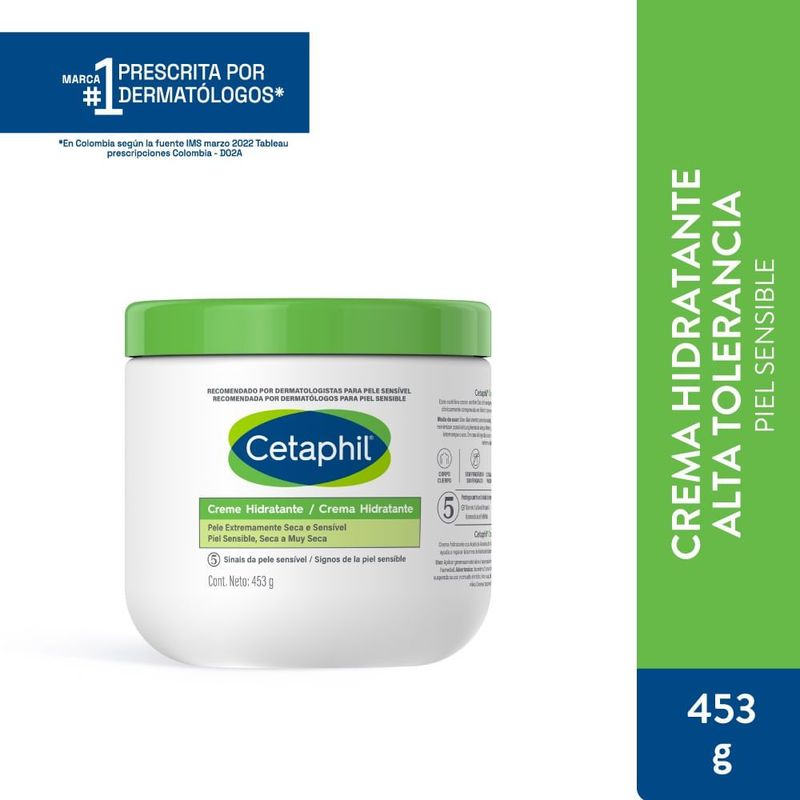 CETAPHIL - Cetaphil Crema Hidratante X 453gr