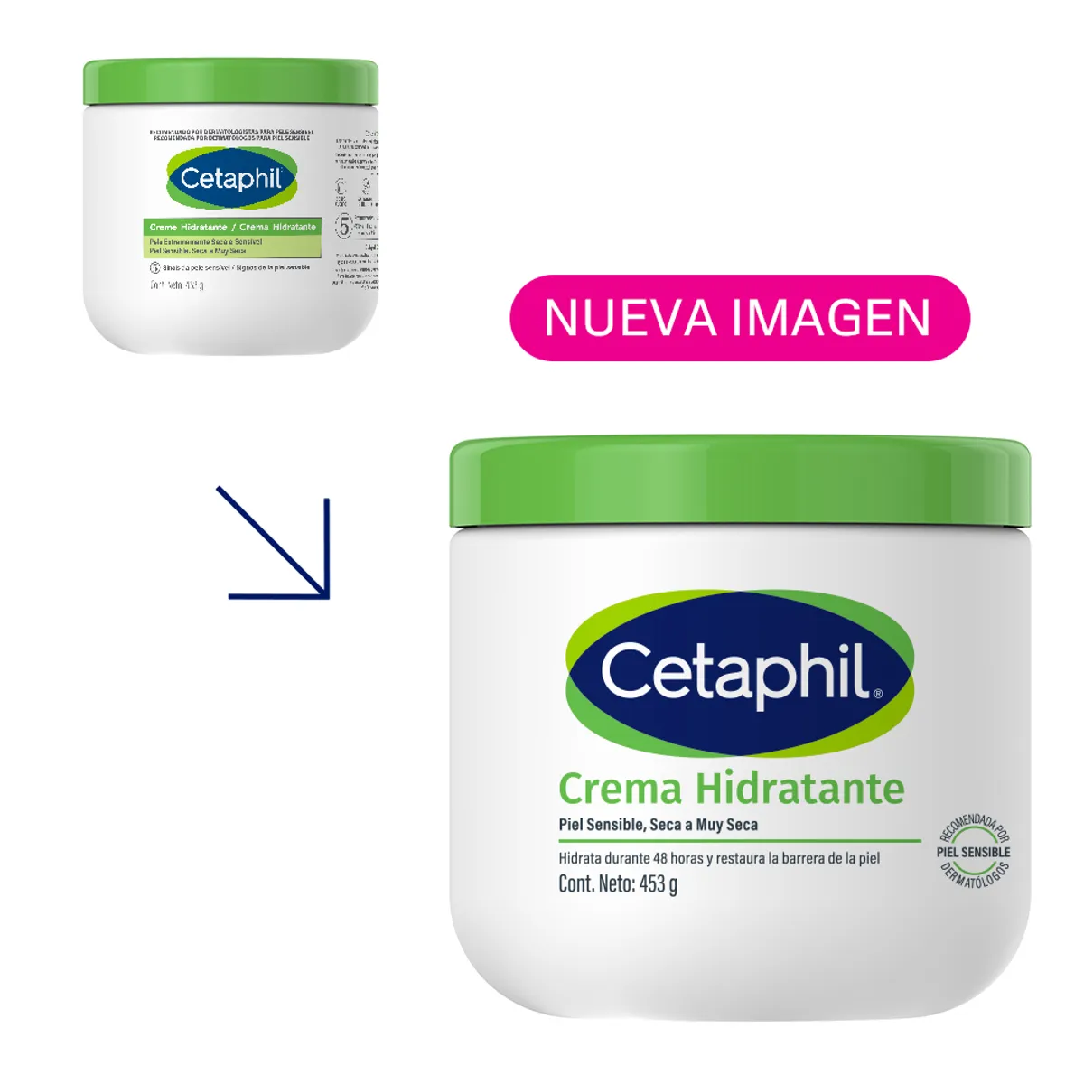 CETAPHIL - Cetaphil Crema Hidratante X 453gr
