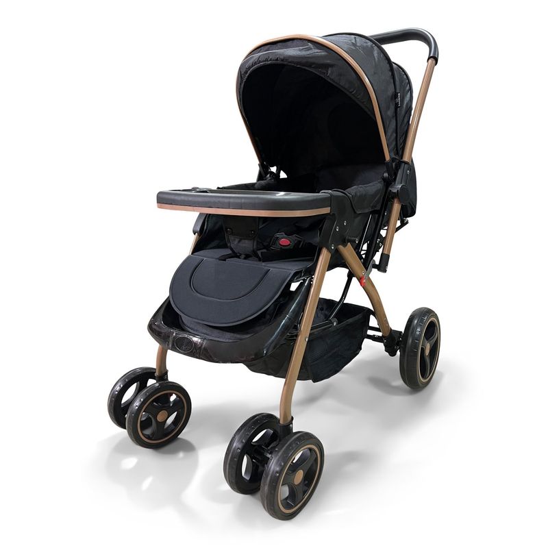 HOMESALE - Coche Bebe Bambino XB93 Paseador Funcion Moises Negro_.