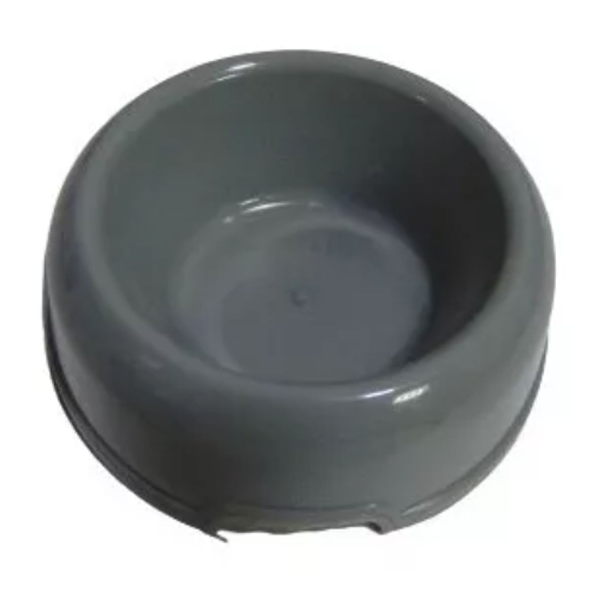 HALLY PET - Comedero Redondo Pequeño D 15cm A 5cm Gris