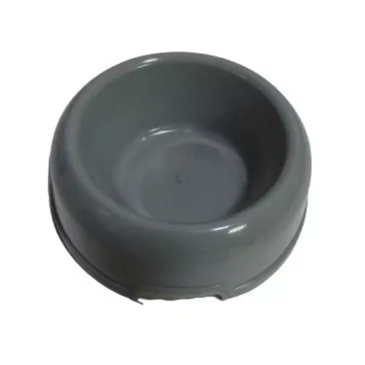 HALLY PET - Comedero Redondo Pequeño D 15cm A 5cm Gris